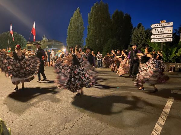 Dancing in the streets at Confolens Festival